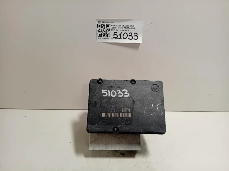 Pompa ABS ANT A0375453832 Mercedes Classe CLK C209 2003