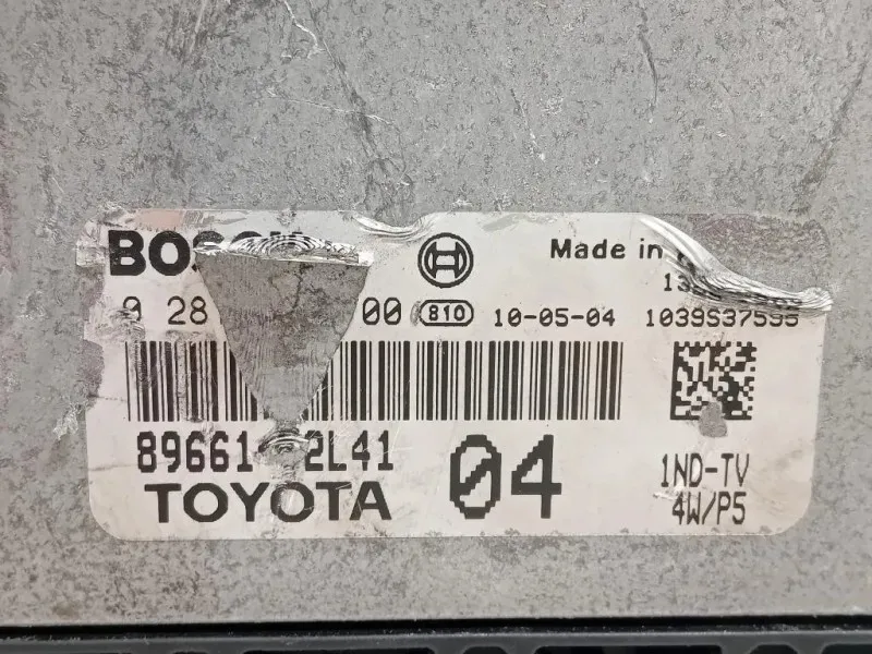 Centralina Iniezione 89660-52N71 Toyota Urban Cruiser 2009