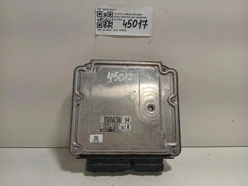 Centralina Iniezione 89660-52N71 Toyota Urban Cruiser 2009