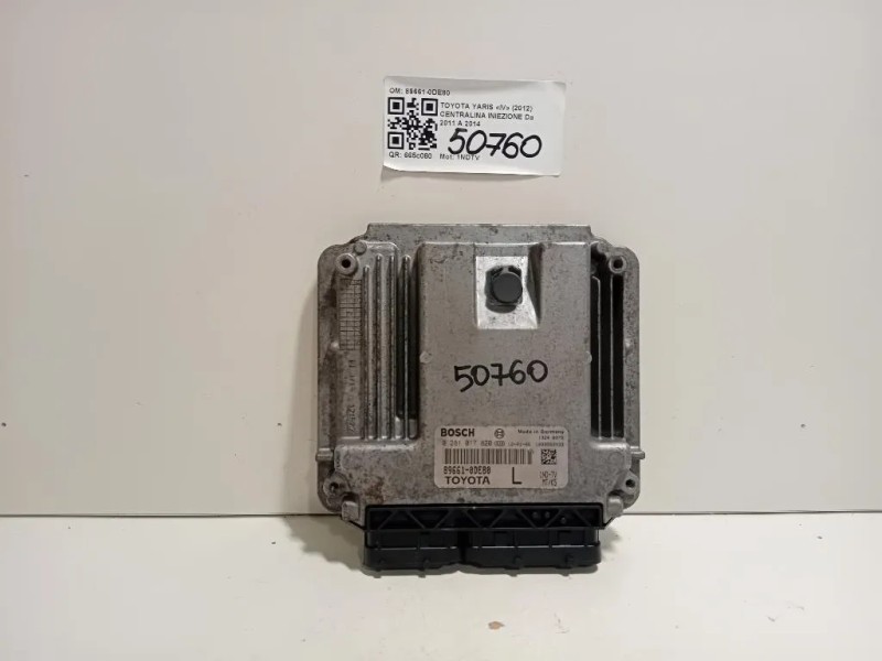 Centralina Iniezione 89661-0DE80 Toyota Yaris IV 2012