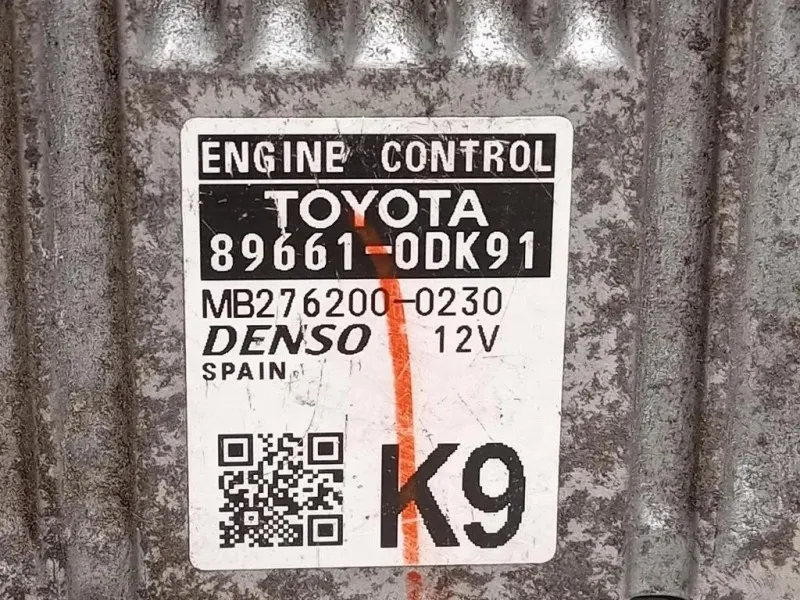 Centralina Iniezione 89661-0DK91 Toyota Yaris IV 2014