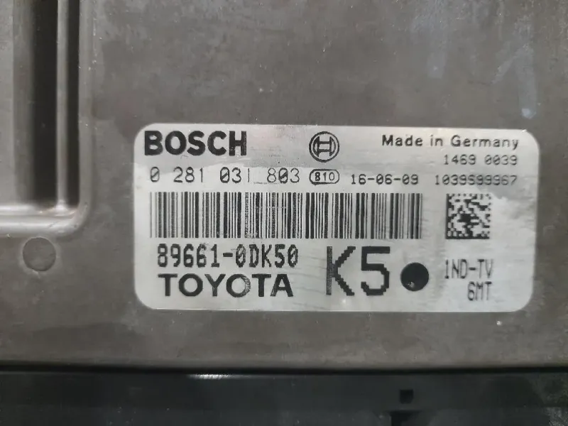 Centralina Iniezione 896610DK50 Toyota Yaris IV 2014