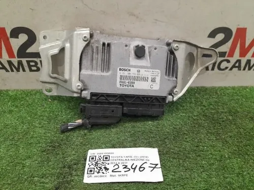 Centralina Iniezione 896610DR80 0261S09783 Toyota Yaris IV 2014