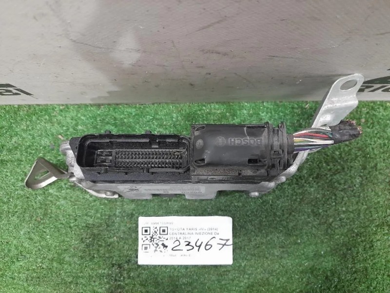 Centralina Iniezione 896610DR80 0261S09783 Toyota Yaris IV 2014