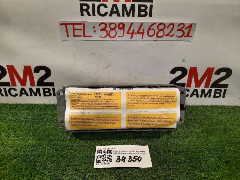 Air-bag Passeggero 8P0 880 202 Audi A3 8P1 2008