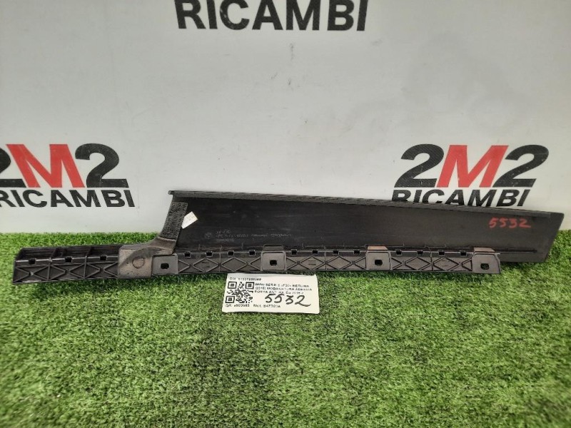 Modanatura Adesiva Porta ANT SX 51337258309 Bmw Serie 3 F30 Berlina 2015