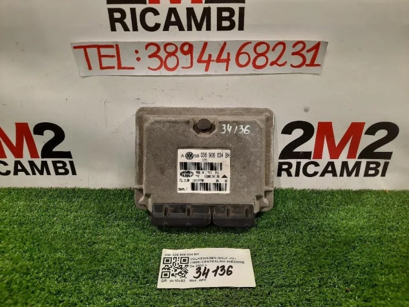 Centralina Iniezione 036 906 034 BH Volkswagen GOLF IV 1998