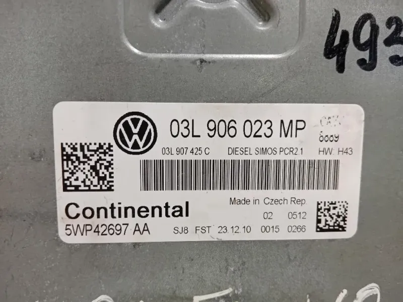 Centralina Iniezione 03L906023 MP Volkswagen GOLF VI 2009