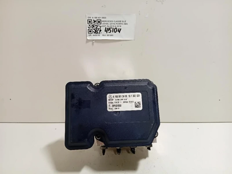 Pompa ABS ANT A1669013400 Mercedes Classe GLE W166 2015