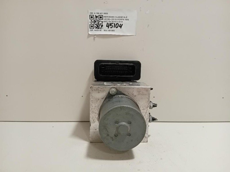 Pompa ABS ANT A1669013400 Mercedes Classe GLE W166 2015