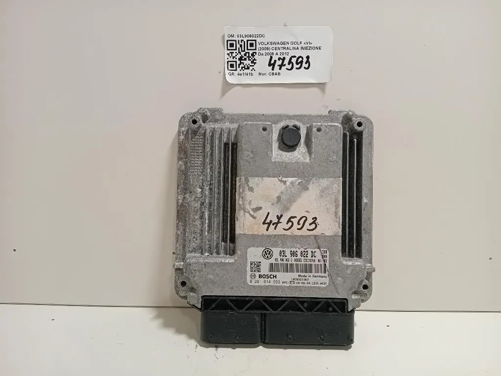 Centralina Iniezione 03L906022GC Volkswagen GOLF VI 2009