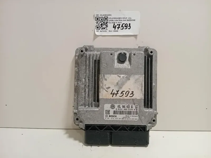 Centralina Iniezione 03L906022GC Volkswagen GOLF VI 2009