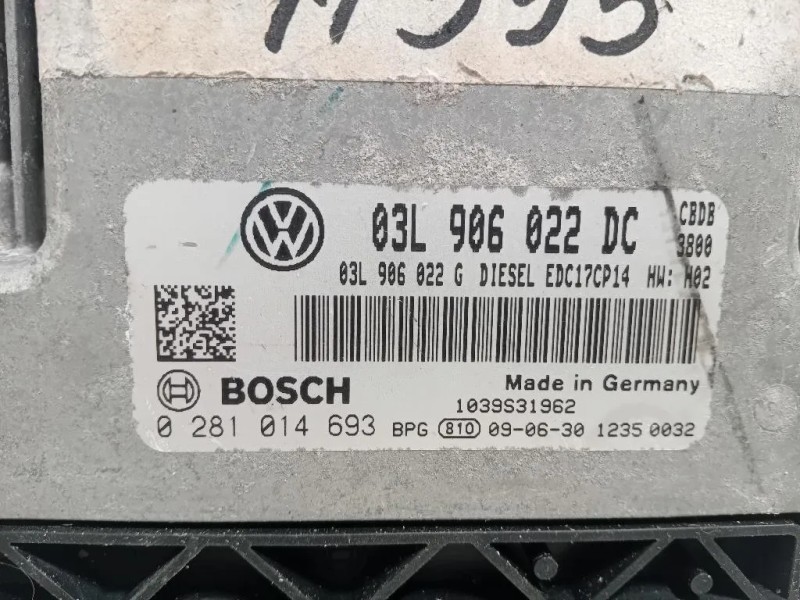 Centralina Iniezione 03L906022GC Volkswagen GOLF VI 2009