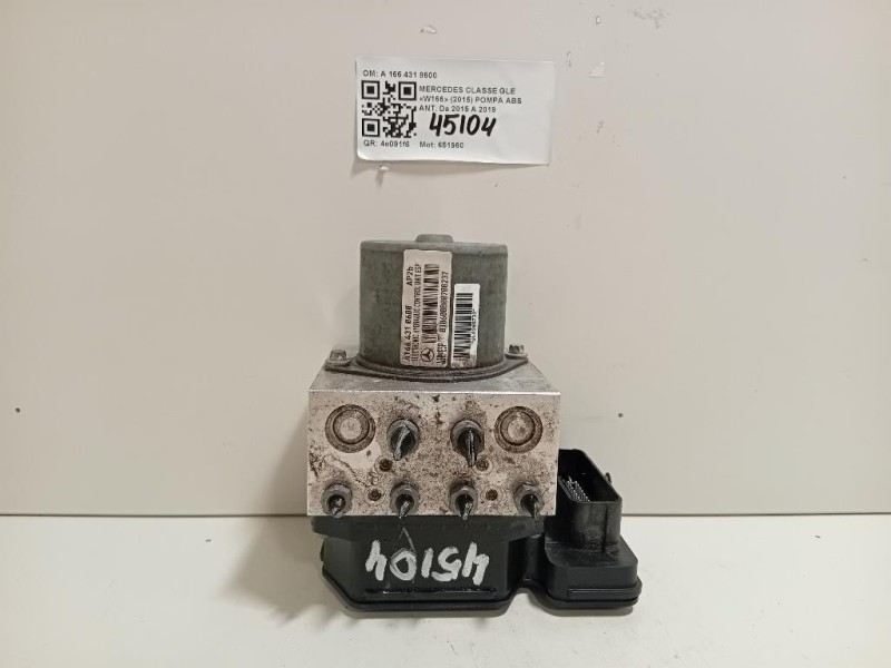 Pompa ABS ANT A1669013400 Mercedes Classe GLE W166 2015