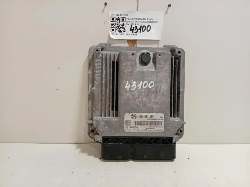 Centralina Iniezione 03L907309 0281015029 Volkswagen GOLF VI 2009