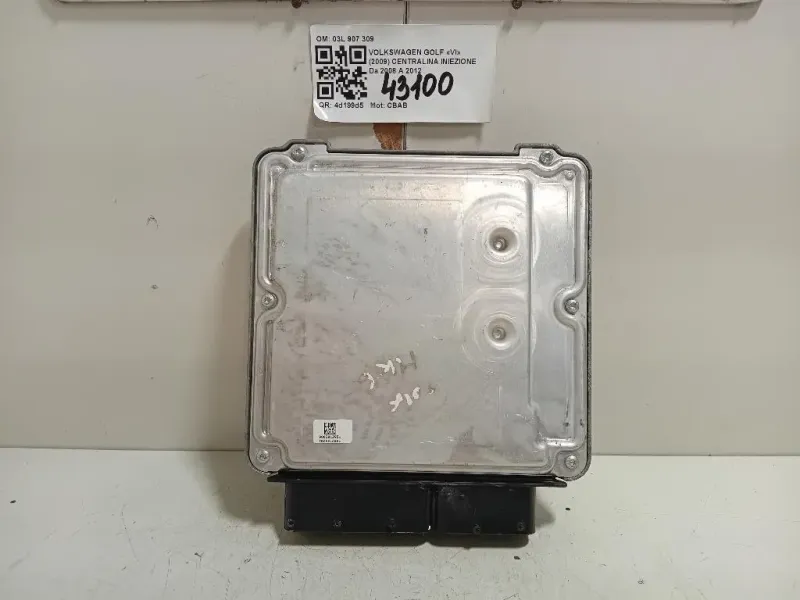 Centralina Iniezione 03L907309 0281015029 Volkswagen GOLF VI 2009