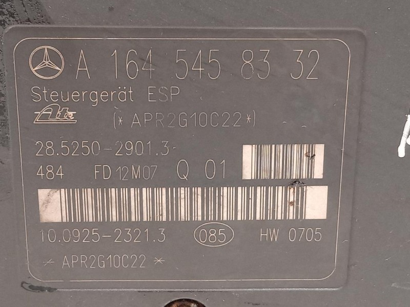 Pompa ABS ANT A1645458332 Mercedes Classe R W251 2006