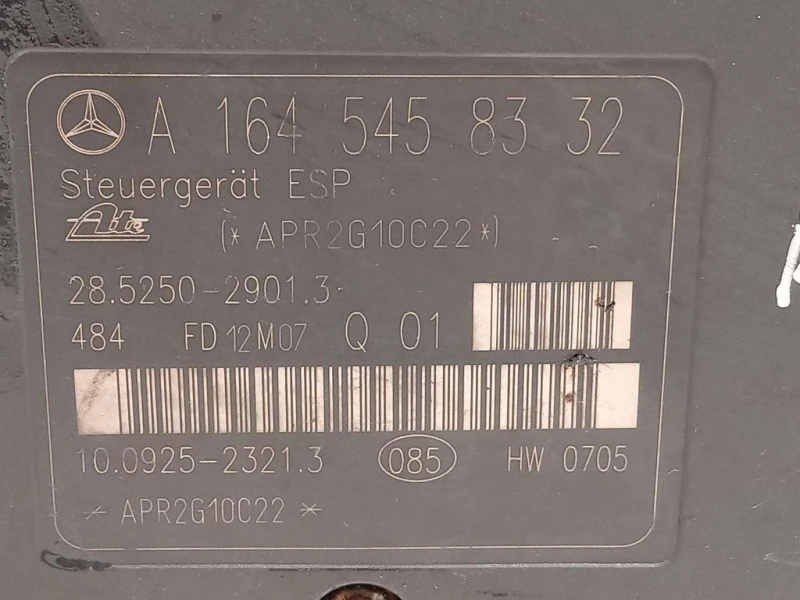 Pompa ABS ANT A1645458332 Mercedes Classe R W251 2006