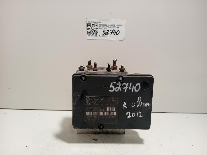 Pompa ABS ANT A1645458332 Mercedes Classe R W251 2006