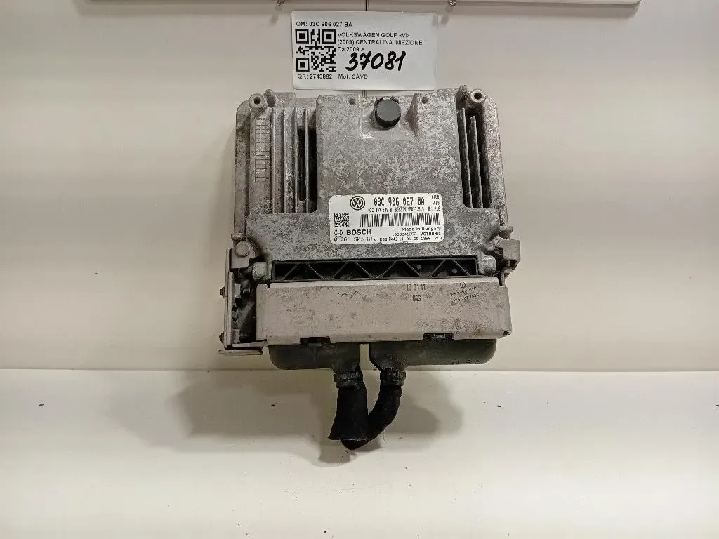 Centralina Iniezione 03C906027BA 0261S05812 Volkswagen GOLF VI 2009