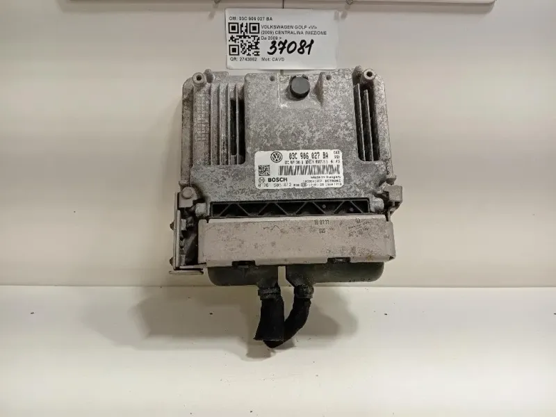 Centralina Iniezione 03C906027BA 0261S05812 Volkswagen GOLF VI 2009