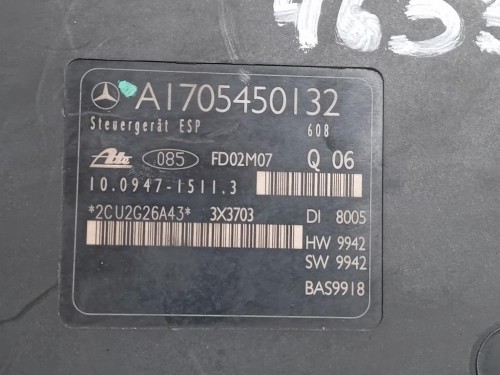 Pompa ABS ANT A1705450132 Mercedes Classe SLK R170 1997