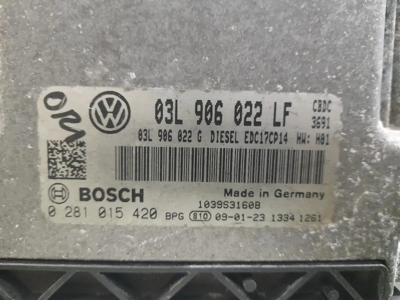 Centralina Iniezione 03L906022LF Volkswagen GOLF VI 2009