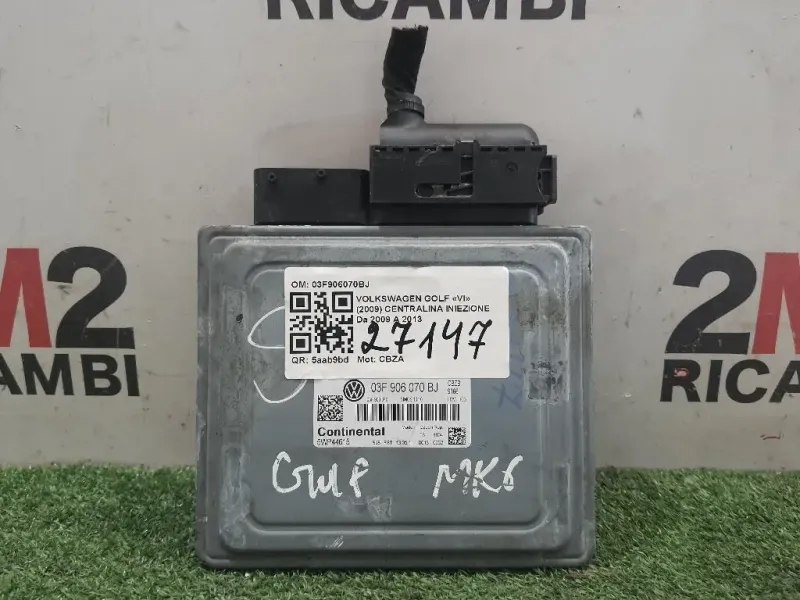 Centralina Iniezione 03F906070BJ Volkswagen GOLF VI 2009