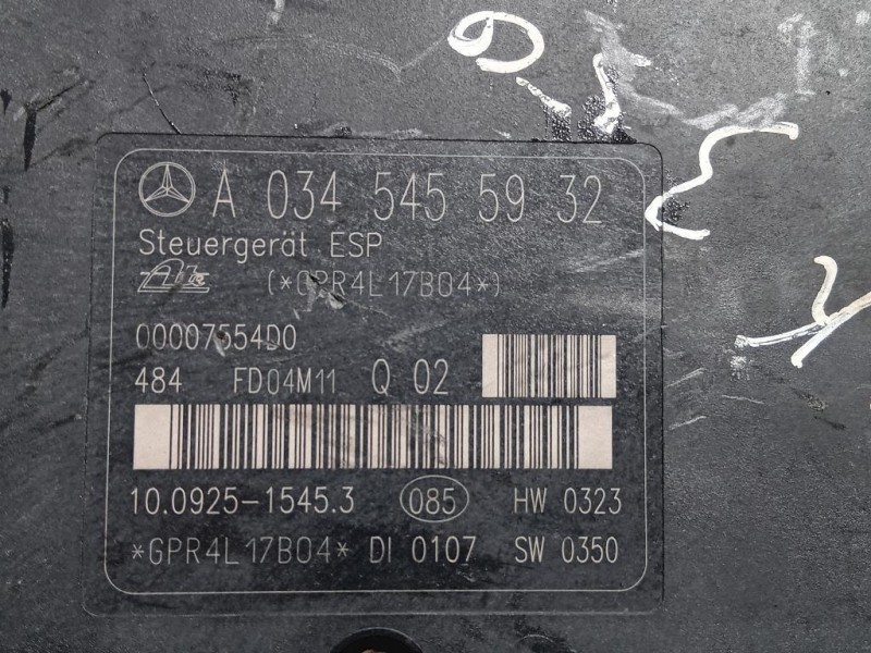 Pompa ABS ANT A0054310112 Mercedes Classe SLK R171 2004