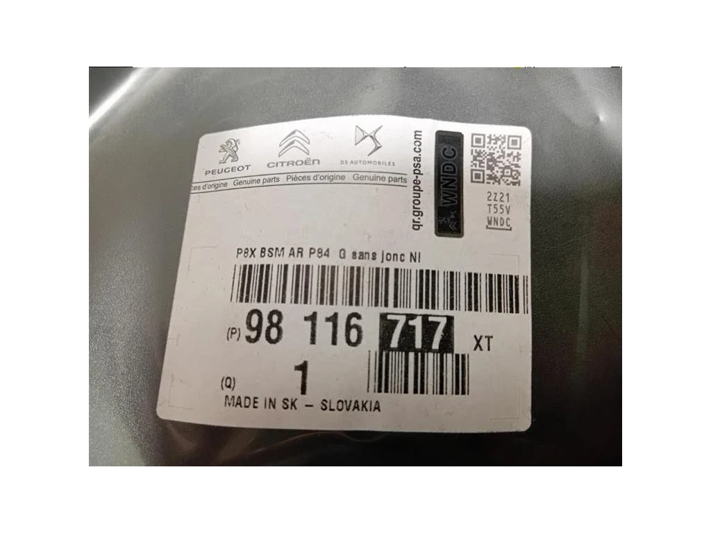Modanatura Adesiva Porta ANT SX 98116717XT Peugeot 3008 II 2016