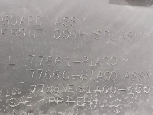 Modanatura Adesiva Porta ANT SX 77661-81A00 Suzuki Jimny I 1999