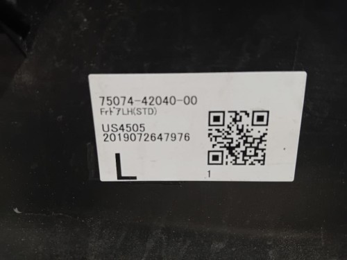 Modanatura Adesiva Porta ANT SX 75074-42040-00 Toyota RAV 4 V 2018
