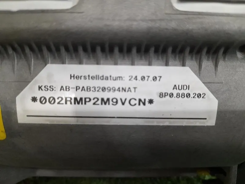 Air-bag Passeggero 8P0880202 Audi A3 8PA Sportback 2004