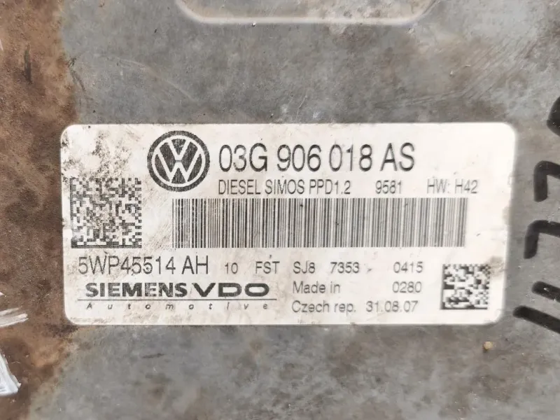 Centralina Iniezione 03G 906 018 AS Volkswagen Passat V Variant 2005