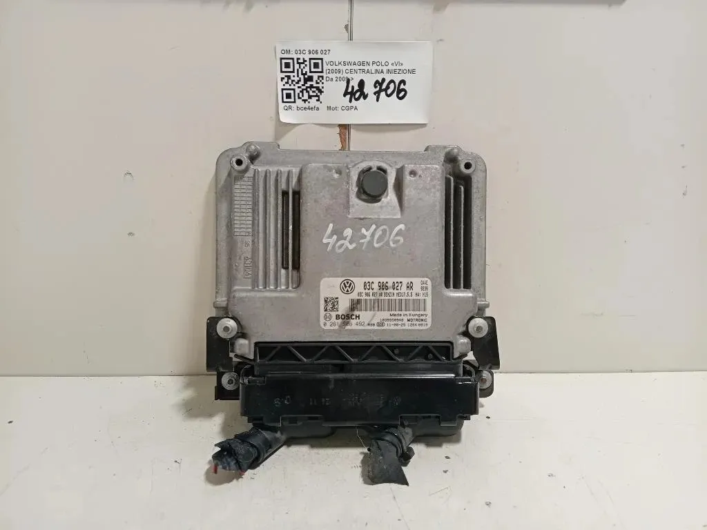 Centralina Iniezione 03C 906 027 Volkswagen POLO VI 2009
