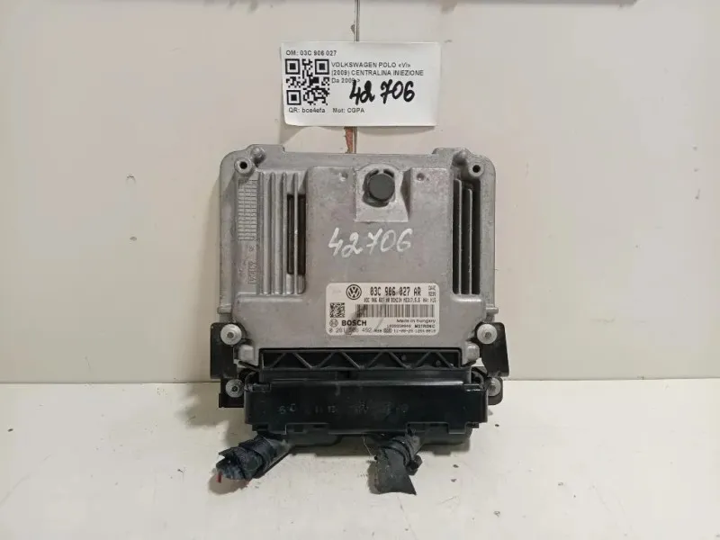 Centralina Iniezione 03C 906 027 Volkswagen POLO VI 2009