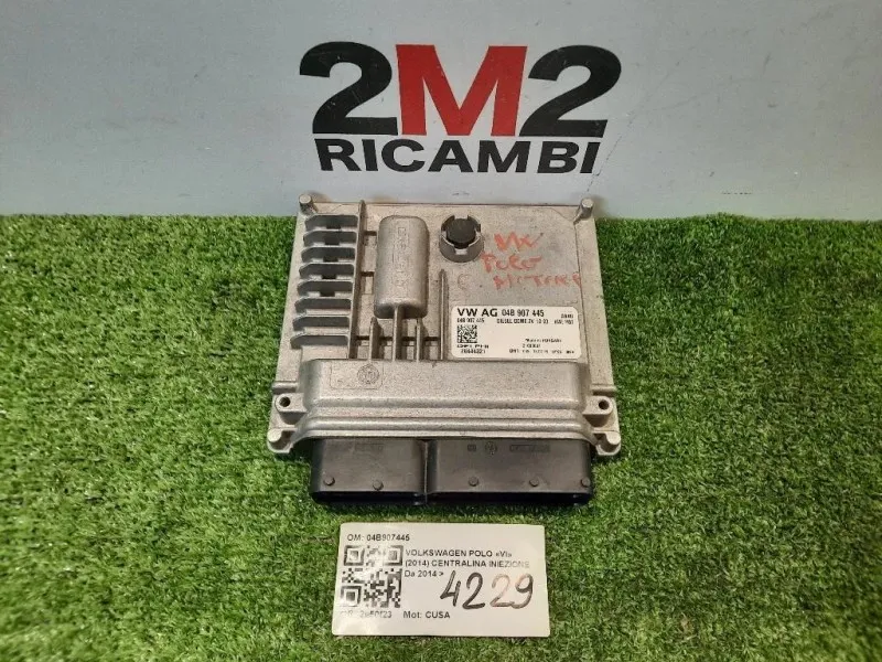 Centralina Iniezione 04B907445 ECU MOTORE Volkswagen POLO VI 2014