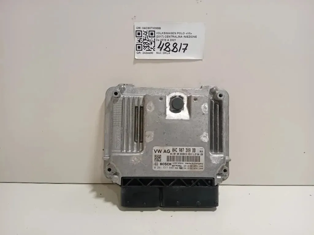 Centralina Iniezione 04C907309BB Volkswagen POLO VII 2017