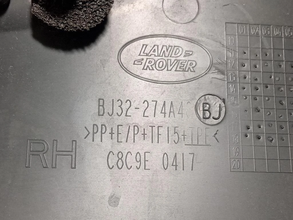 Modanatura Adesiva Porta POST DX BJ32-27444-BJ Land Rover Range Rover Evoque I 2011