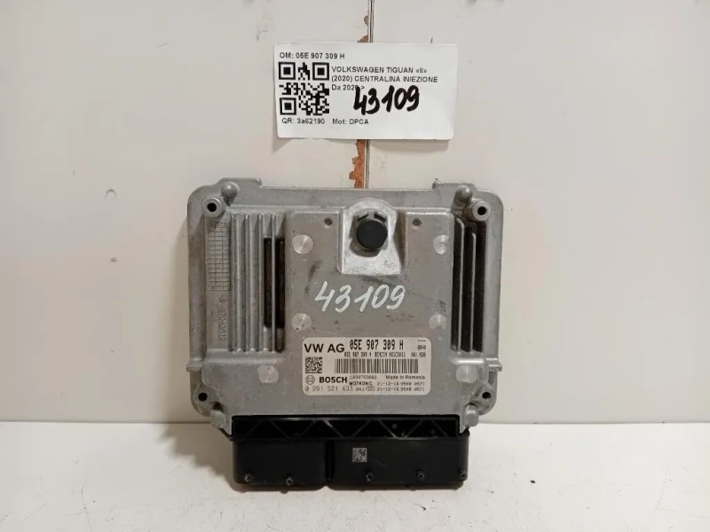 Centralina Iniezione 05E 907 309 H Volkswagen Tiguan II 2020
