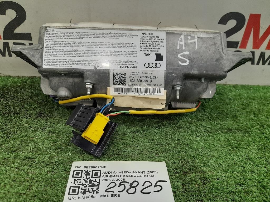 Air-bag Passeggero 8E2880204F Audi A4 8ED Avant 2005