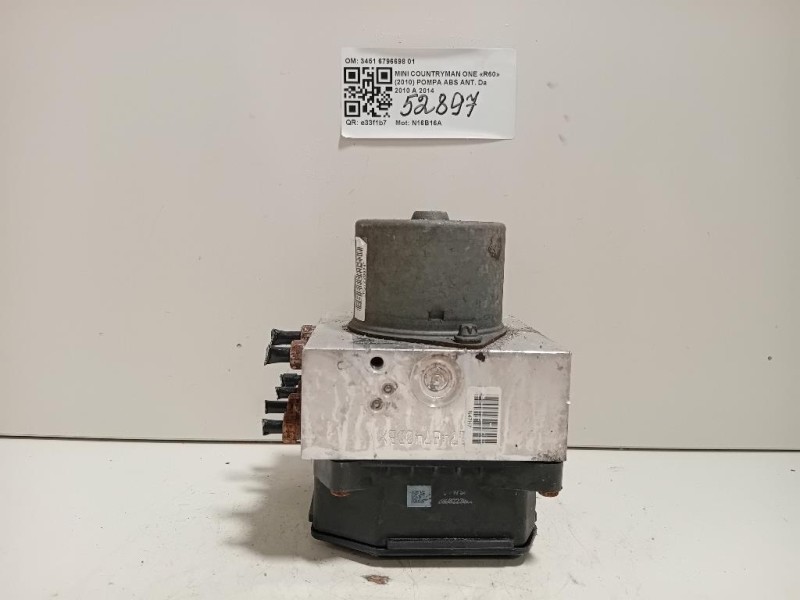 Pompa ABS ANT 3451 6796698 01 Mini Countryman ONE R60 2010