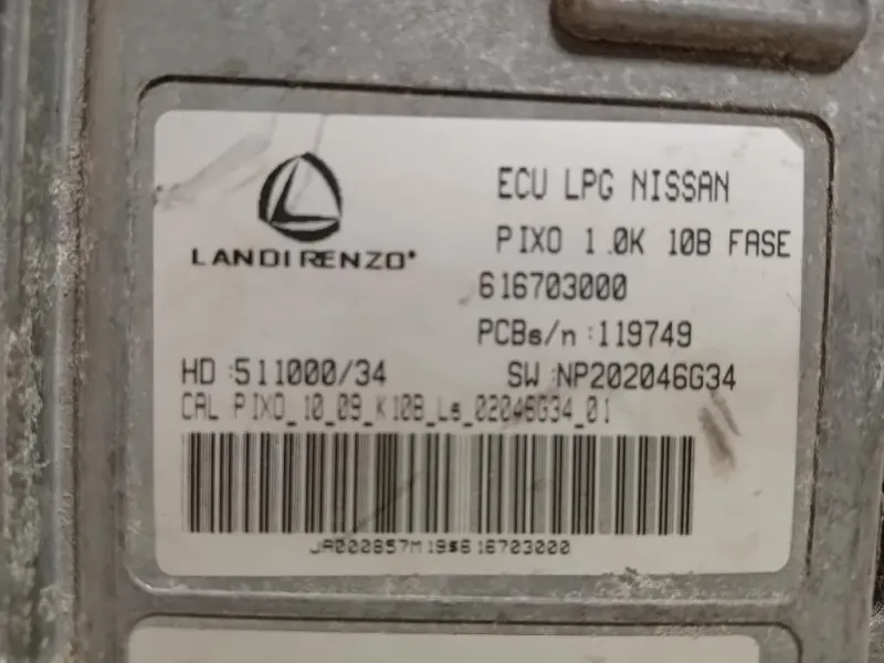 Centralina Iniezione GPL 616703000 Fiat Panda III 2012