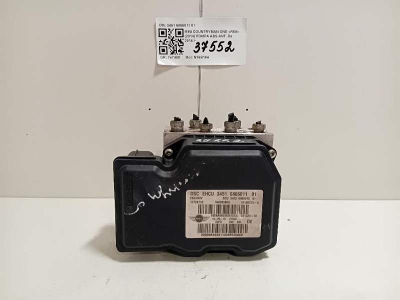 Pompa ABS ANT 3451 6866011 01 Mini Countryman ONE R60 2014