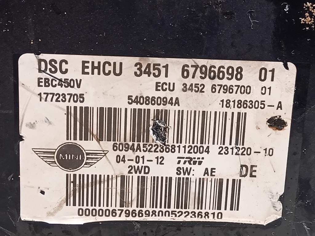 Pompa ABS ANT 34516796698 Mini MINI Clubman R55 2008