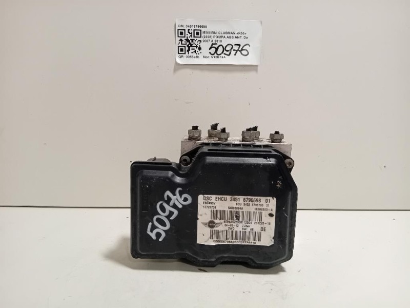 Pompa ABS ANT 34516796698 Mini MINI Clubman R55 2008