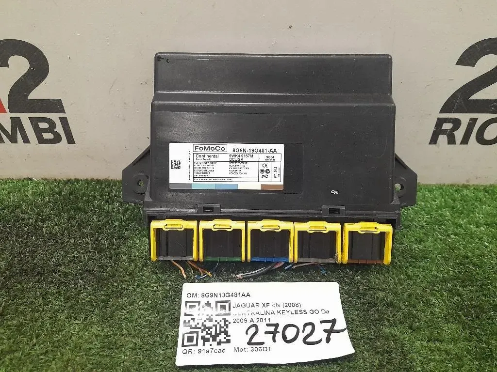 Centralina Keyless GO 8G9N19G481AA Jaguar XF I 2008