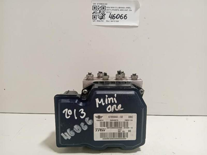 Pompa ABS ANT 6785944-02 Mini MINI Clubman R55 2011