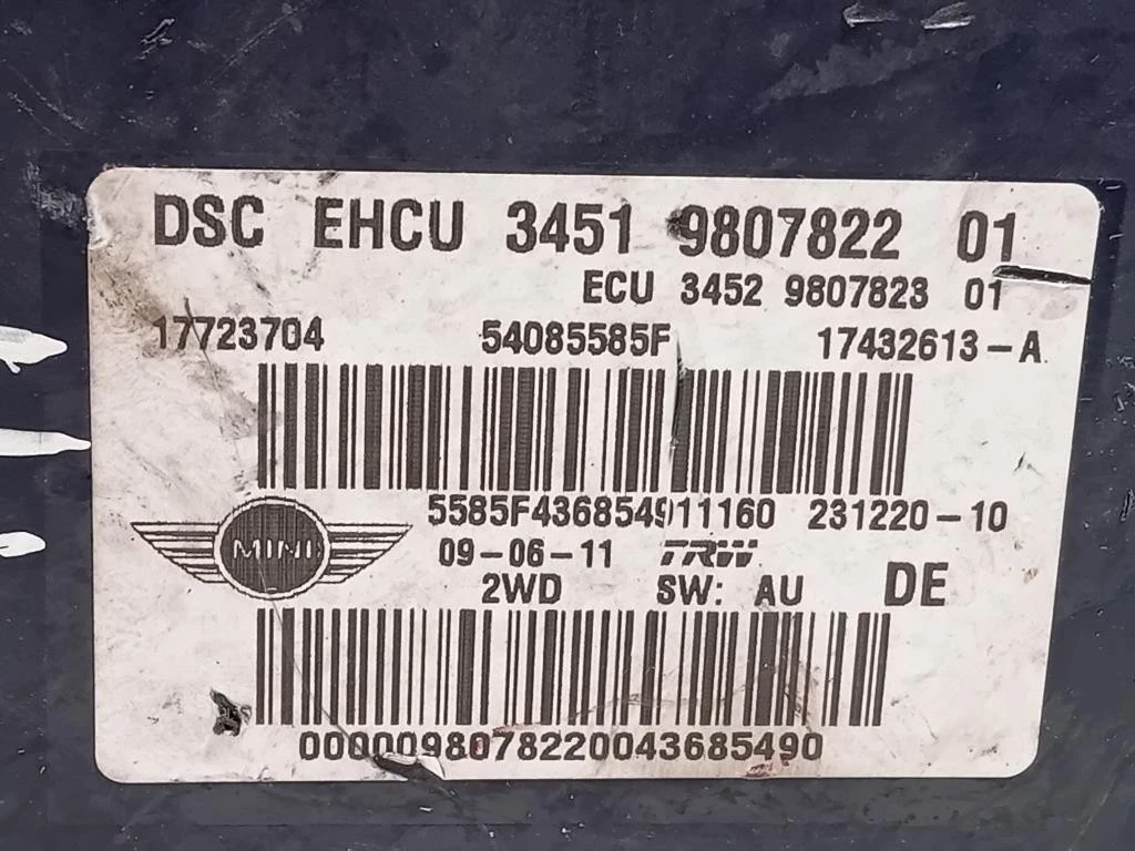 Pompa ABS ANT 34519807822 Mini MINI Clubman R55 2011