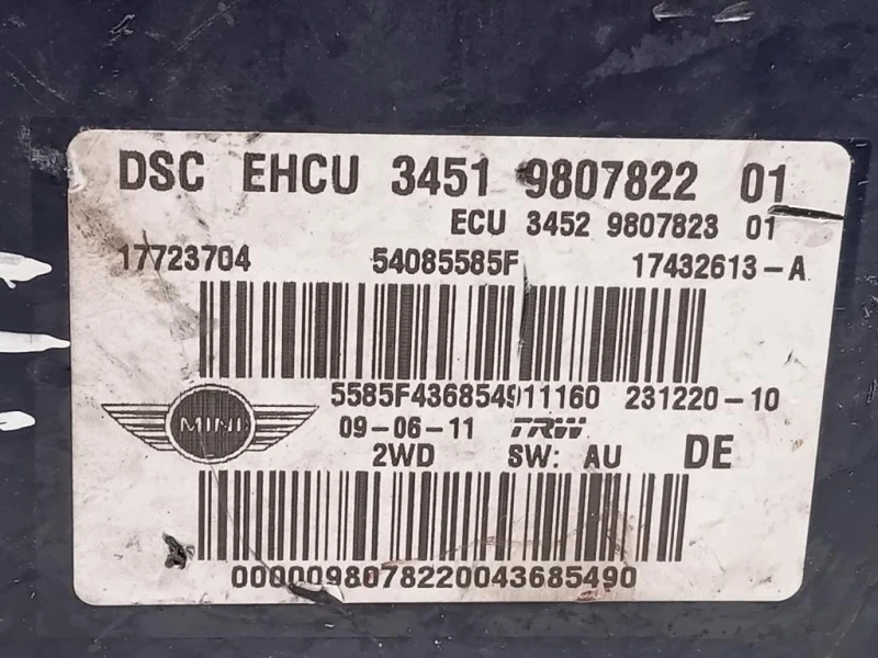 Pompa ABS ANT 34519807822 Mini MINI Clubman R55 2011